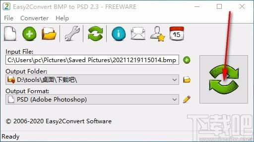 Easy2Convert BMP to PSD下载,BMP转PSD图片转换器